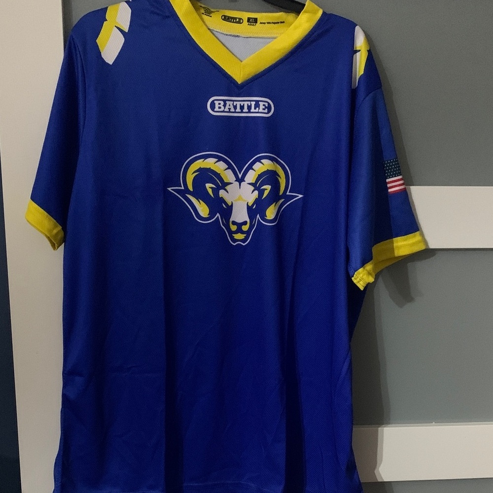 Men's Blue and Yellow Jersey